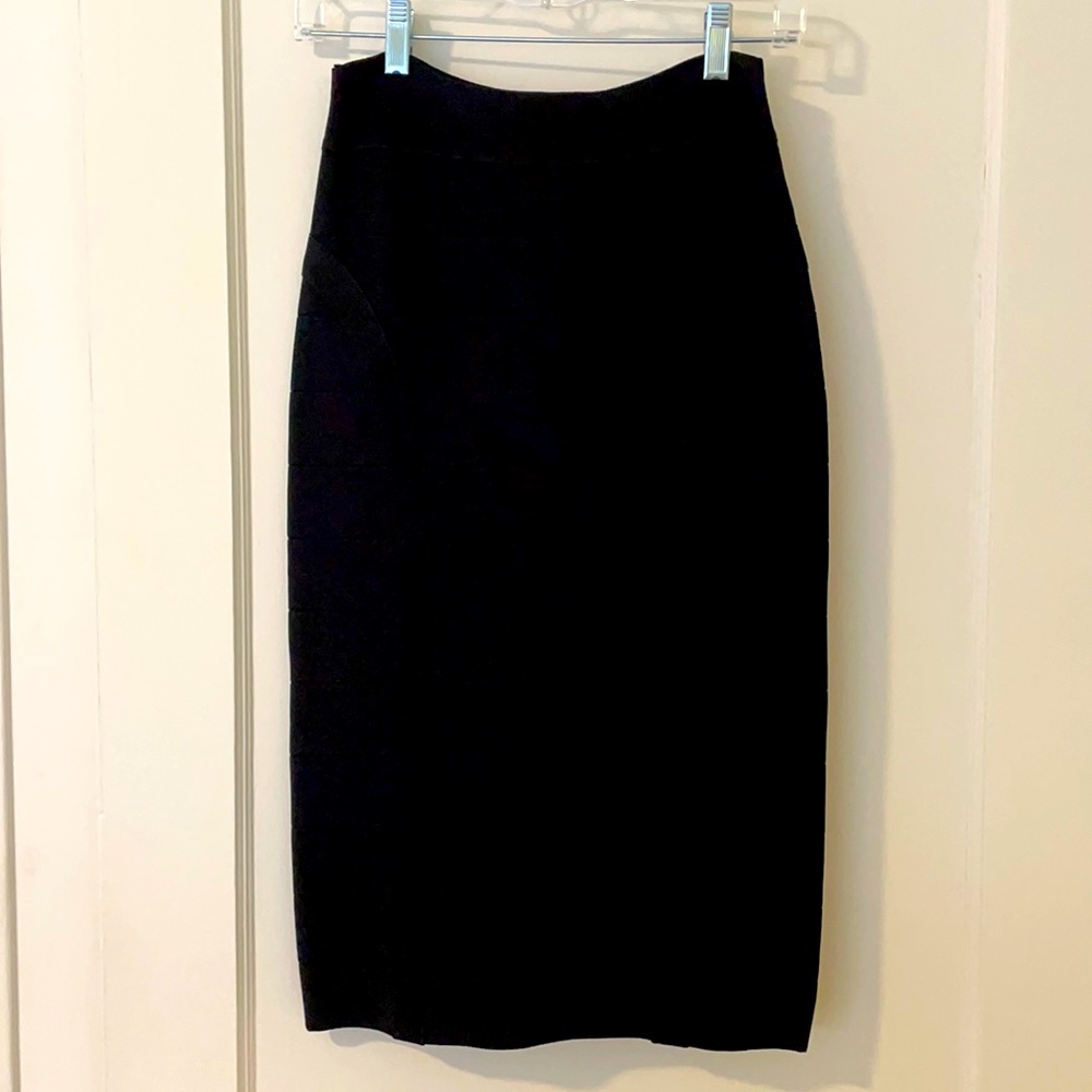 Tight black, stretch skirt
